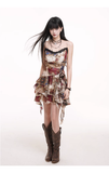 Women New Fashion Party Chiffon Spaghetti Strap Dress HZ1024