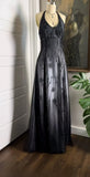 Vintage Fuchsia Chiffon Halter-neck A-Line Prom Dress Party Dress Evening Dress HZ1024