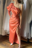 CLASSY LONG FRONT SPLIT LONG EVENING PARTY GOWNS WITH LONG SLEEVE HZ1024