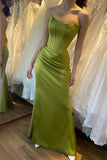 NEW ARRIVAL LONG MERMAID STRAPLESS EVENING PARTY GOWNS HZ1024