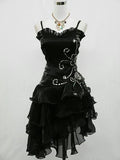 Vintage Shiny Beaded Spaghetti Strap A-Line Short Party Dress Cocktail Dress Homecoming Dress HZ1024