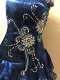 Vintage Shiny Beaded Spaghetti Strap A-Line Short Party Dress Cocktail Dress Homecoming Dress HZ1024