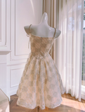 Chic Spaghetti Strap Beading A-line Tulle Party Dresses Homecoming Dresses, HZ1024