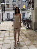 Fashion Beige Strapless Design A-line Tulle Women Dress HZ1024