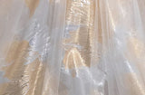 Beautiful Spaghetti Strap Floor Length Prom Dress, A-Line Floral Pattern Evening Party Dress HZ1024