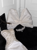 Elegant Ivory Sweetheart Satin Beaded Design Gorgeous Mermaid Floor-length Wedding Dress HZ1024