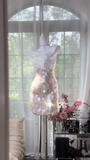 Gorgeous Princess Sequin Strapless Sheath Elegant Chiffon Homecoming Dress Evening Dress Prom Dresses HZ1024